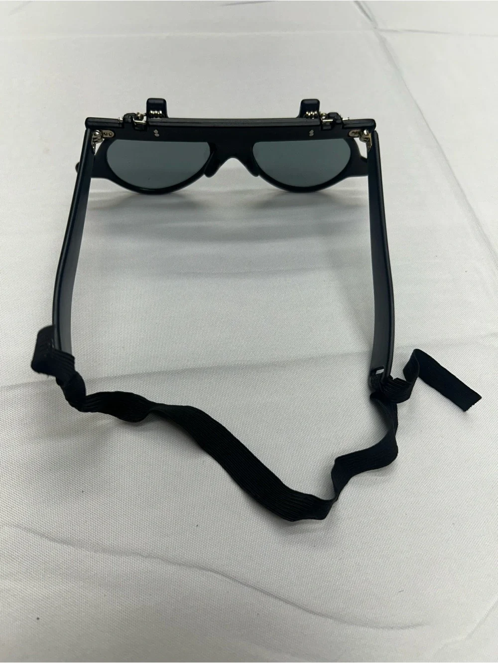 Rare Vintage 1960s Baseball Flip Up Sunglasses Cap Strap Steampunk